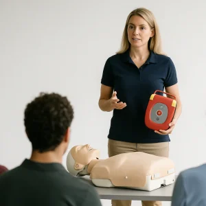 BLS instructie met aed